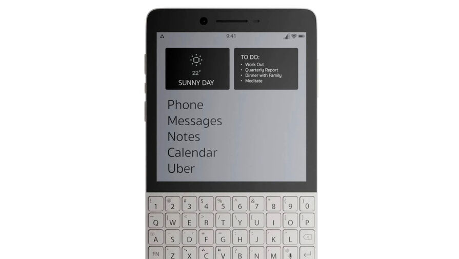На Indiegogo показали Minimal Phone с физической клавиатурой и экраном E Ink