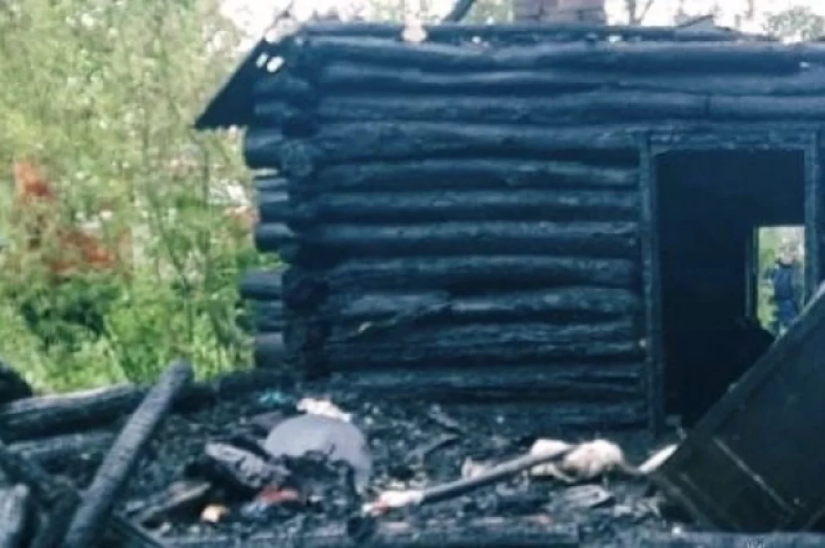 Двое мужчин погибли на пожаре в брянской деревне Дубиновка